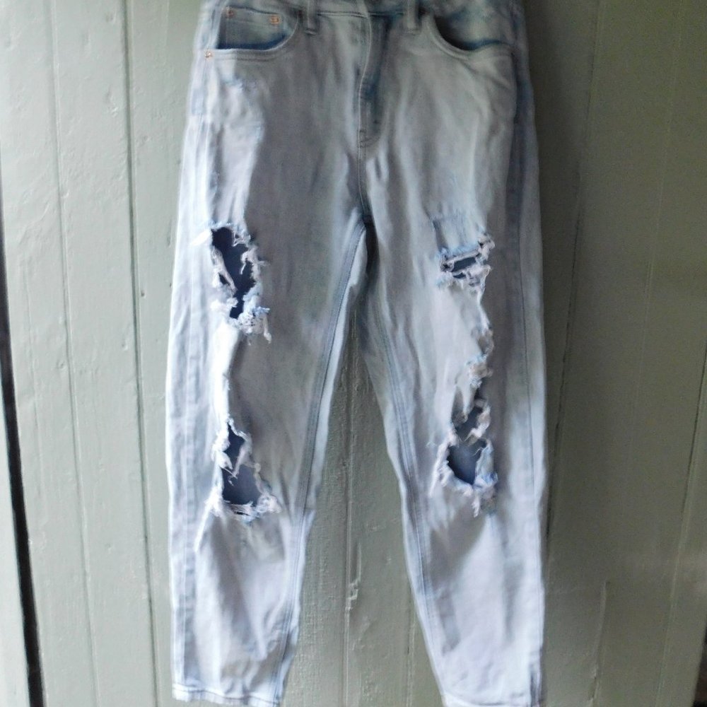 💎💎 High Rise Ripped Distressed Jeans - Picture 7 of 11